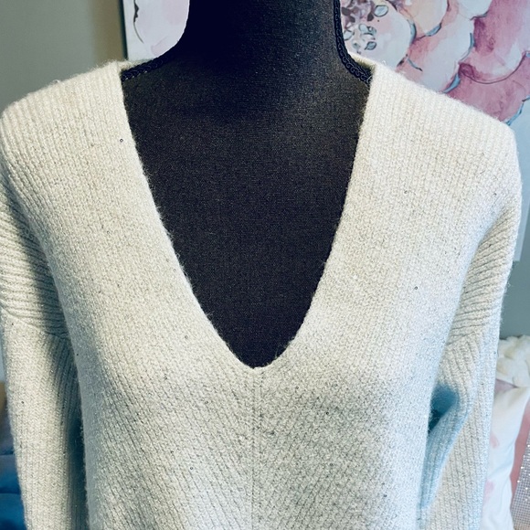 INC Heather Gray Sequin Sweater - Picture 3 of 8